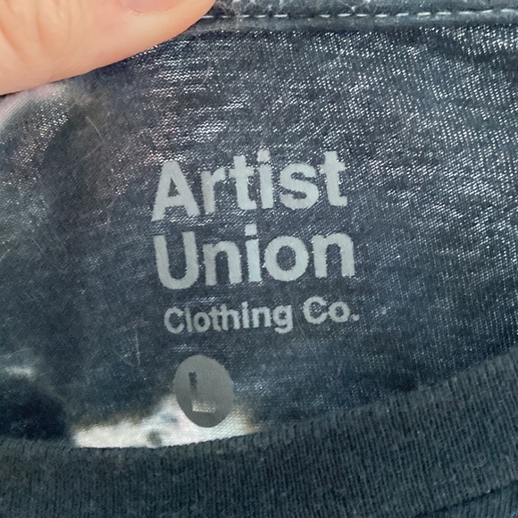 Artists union graphic Japanese print japan tee tie dye - Picture 3 of 6